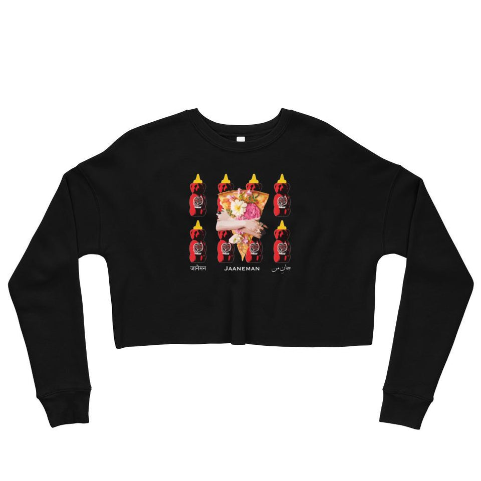 Sos Khersi Crop Sweatshirt - Black / S - Crop Sweatshirt Geev Thegeev.com