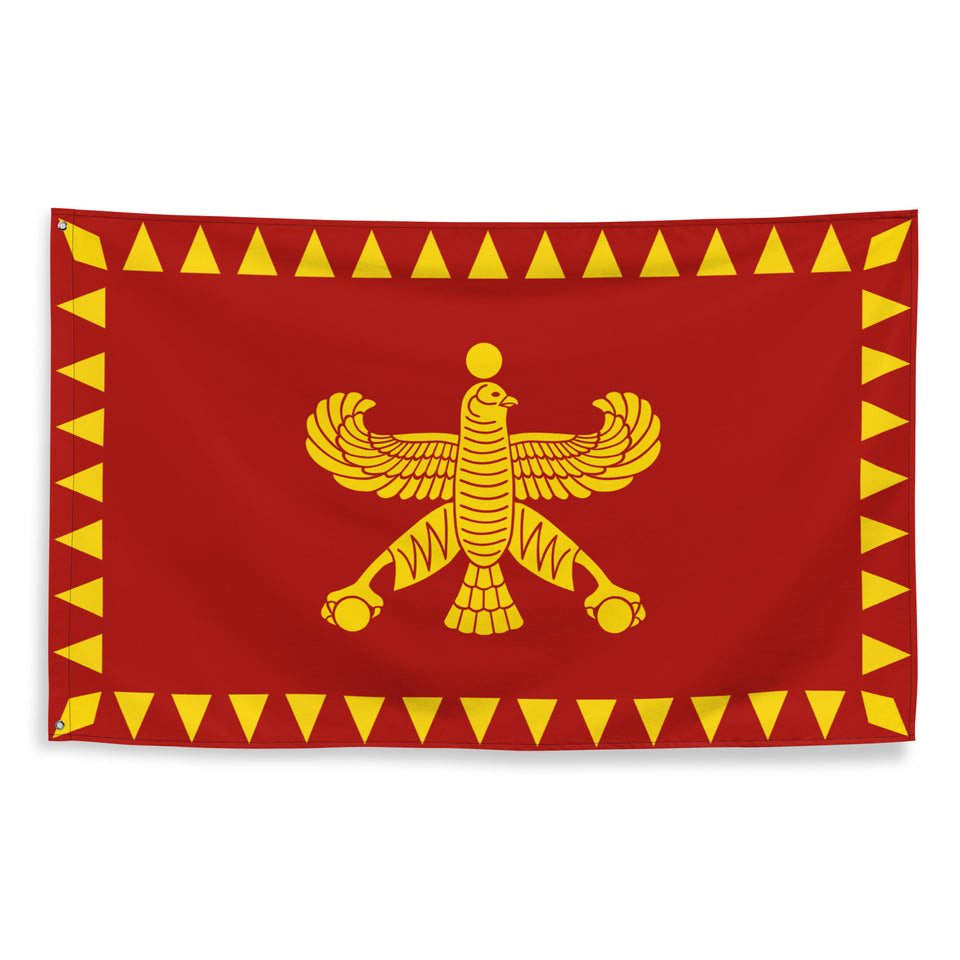 Shahbaz Flag – Persian Mythology Royal Falcon Symbol