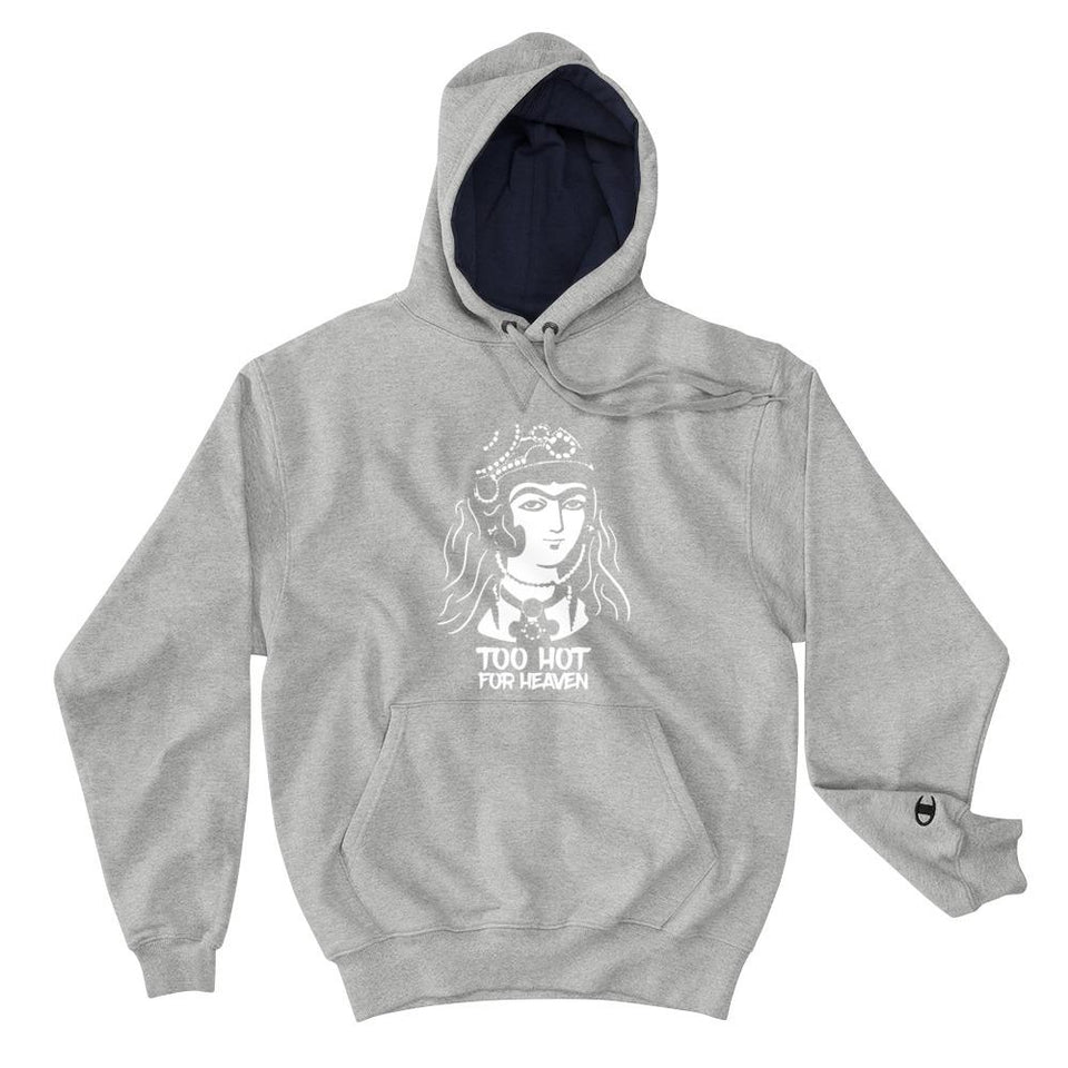 Too Hot For Heaven (Champion Edition) - Light Steel / S - Hoodie Geev Thegeev.com