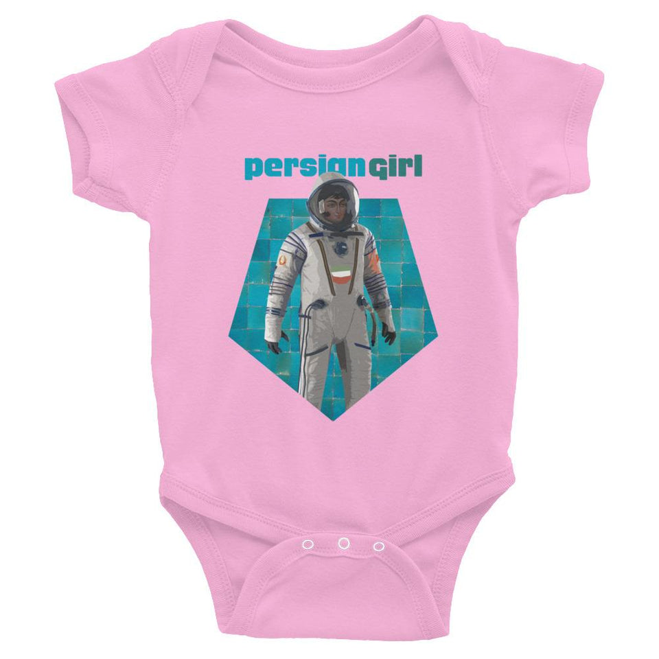 Space Traveler (Anousheh Ansari) - Pink / 6M - T-Shirt Geev Thegeev.com