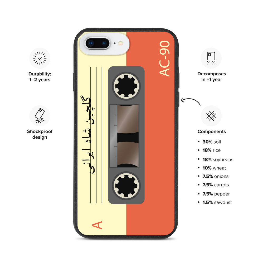 Golchin Shad Speckled iPhone case